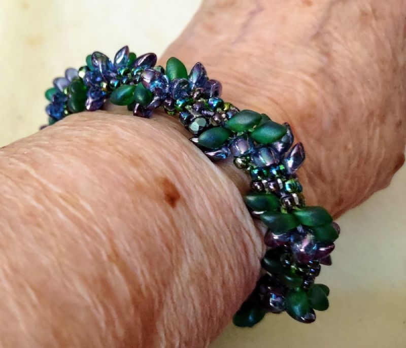 Grape Vine Kumihimo Bracelet